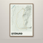 Stórurð – Mosi, okkurgulur