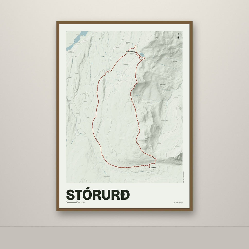 Stórurð – Mosi, rauður