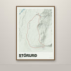 Stórurð – Mosi, rauður