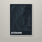 Stórurð – Nótt, blár