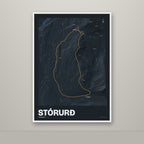 Stórurð – Nótt, okkurgulur