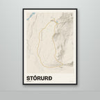 Stórurð – Sandur, okkurgulur