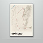 Stórurð – Sandur, rauður