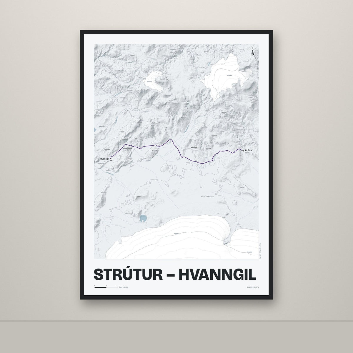 Strútur – Hvanngil – Ljóst, lúpínufjólublár