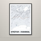 Strútur – Hvanngil – Ljóst, rauður