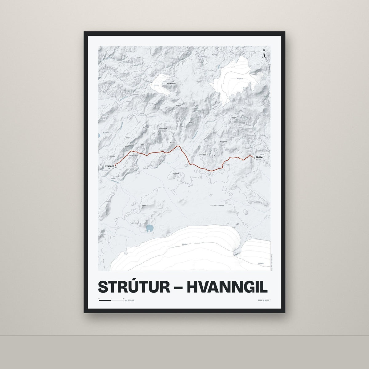 Strútur – Hvanngil – Ljóst, rauður