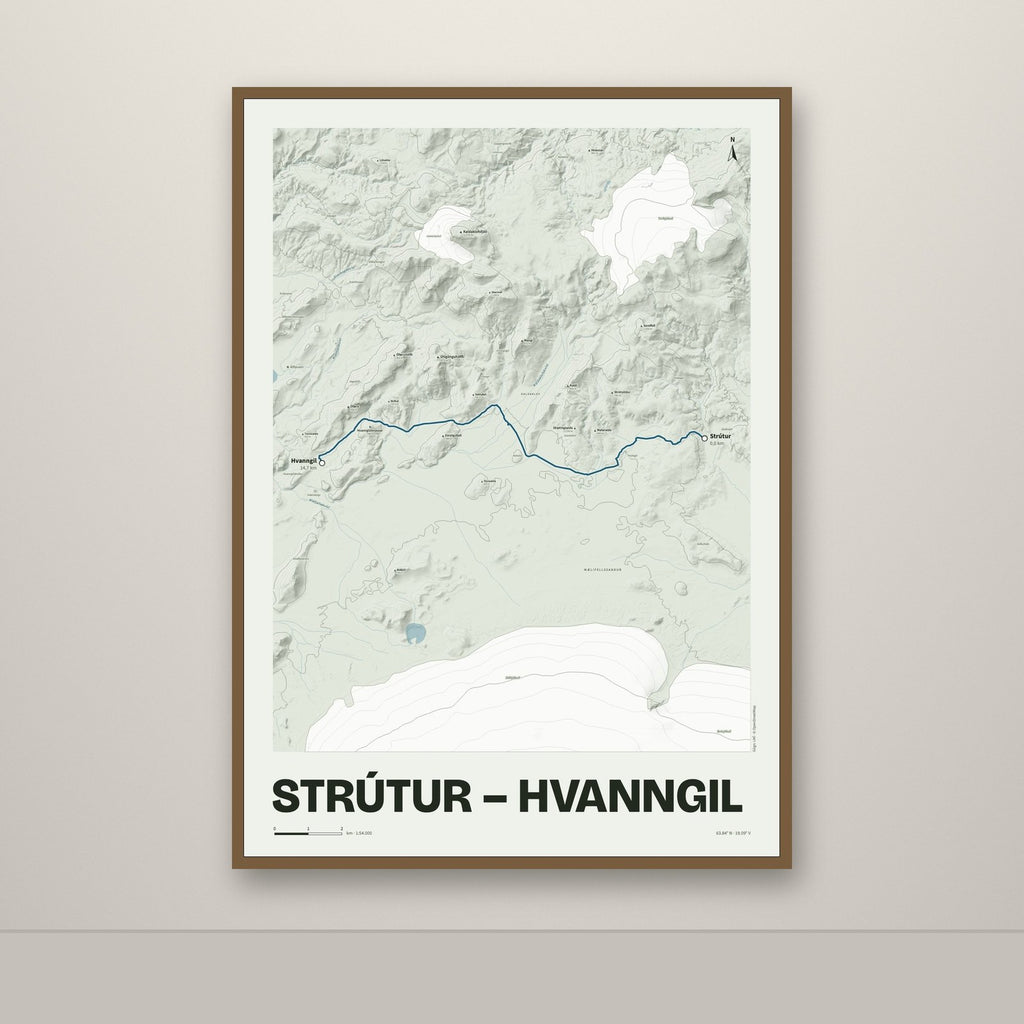 Strútur – Hvanngil – Mosi, blár