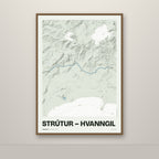 Strútur – Hvanngil – Mosi, blár