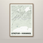 Strútur – Hvanngil – Mosi, lúpínufjólublár