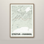 Strútur – Hvanngil – Mosi, rauður