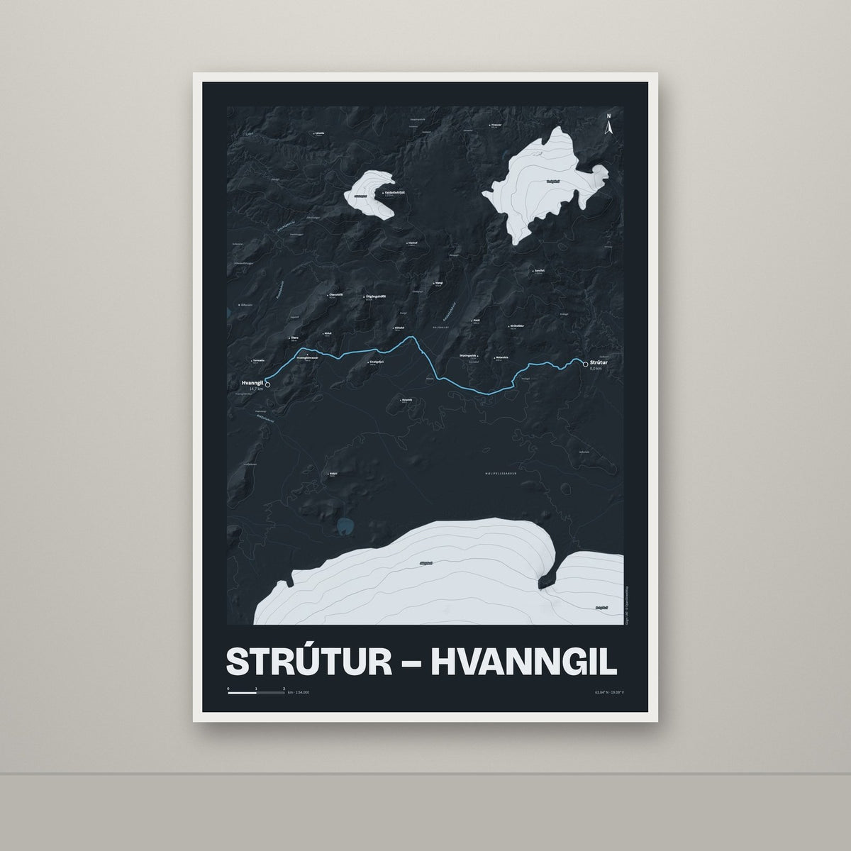 Strútur – Hvanngil – Nótt, blár