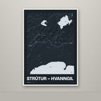 Strútur – Hvanngil – Nótt, lúpínufjólublár