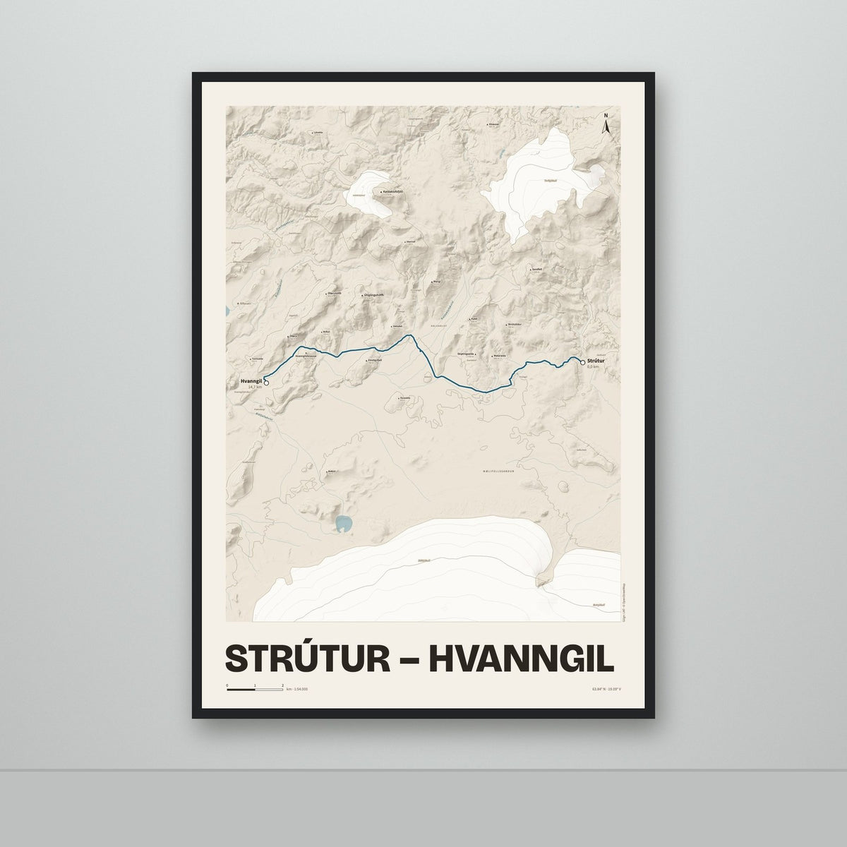 Strútur – Hvanngil – Sandur, blár