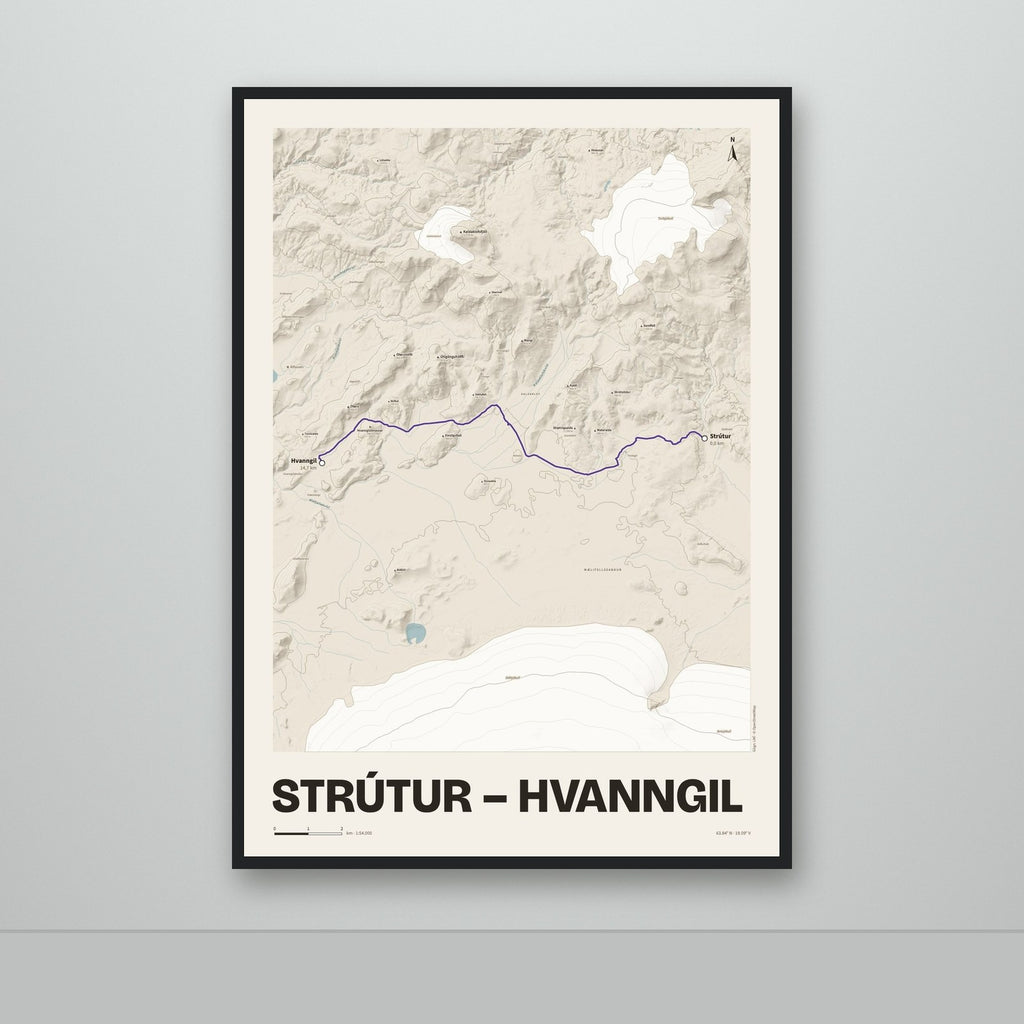 Strútur – Hvanngil – Sandur, lúpínufjólublár