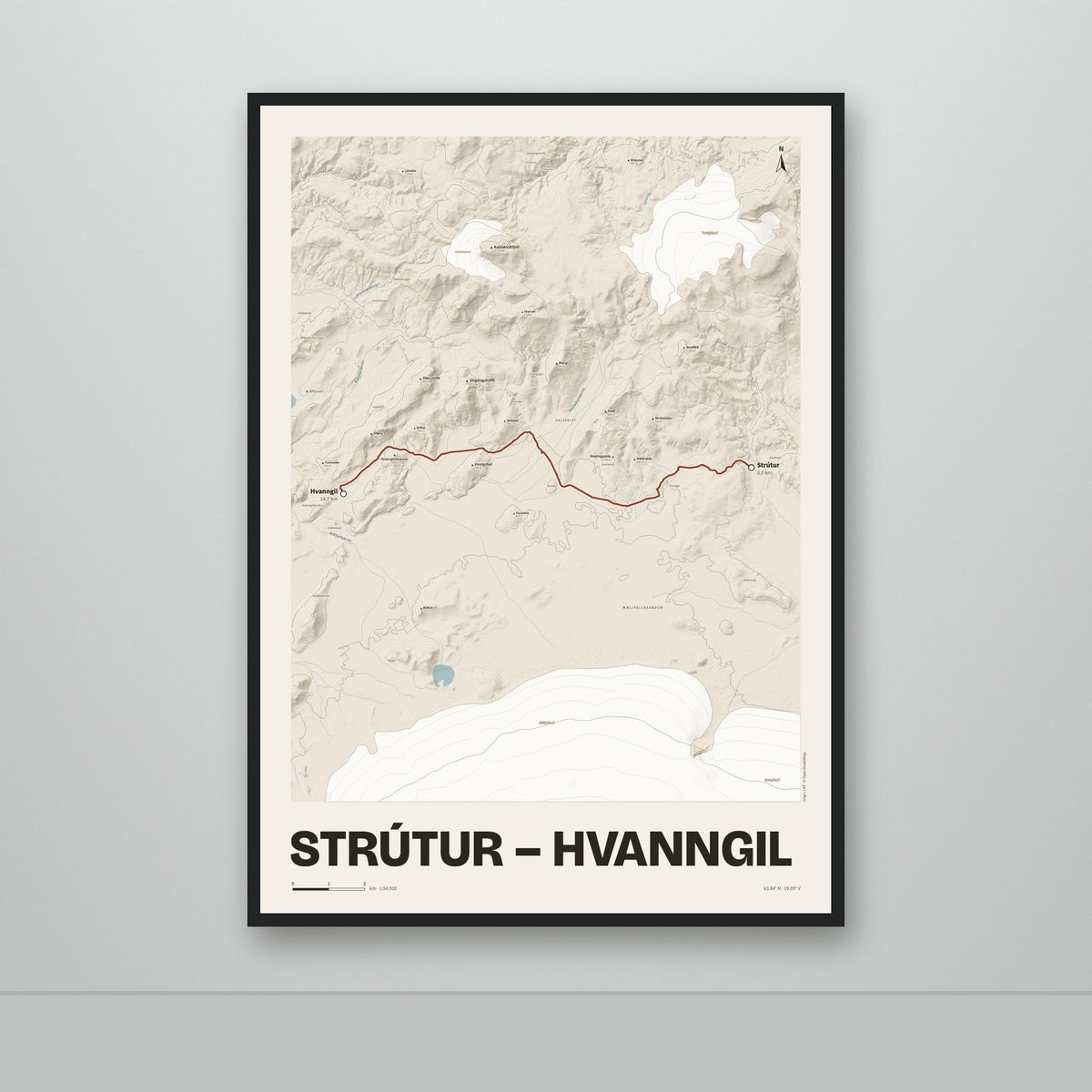 Strútur – Hvanngil – Sandur, rauður