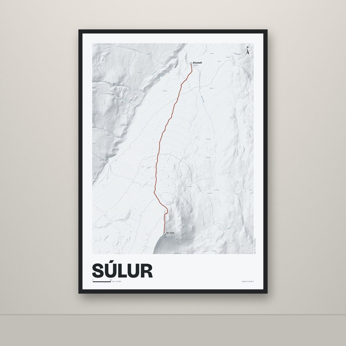 Súlur – Ljóst, rauður