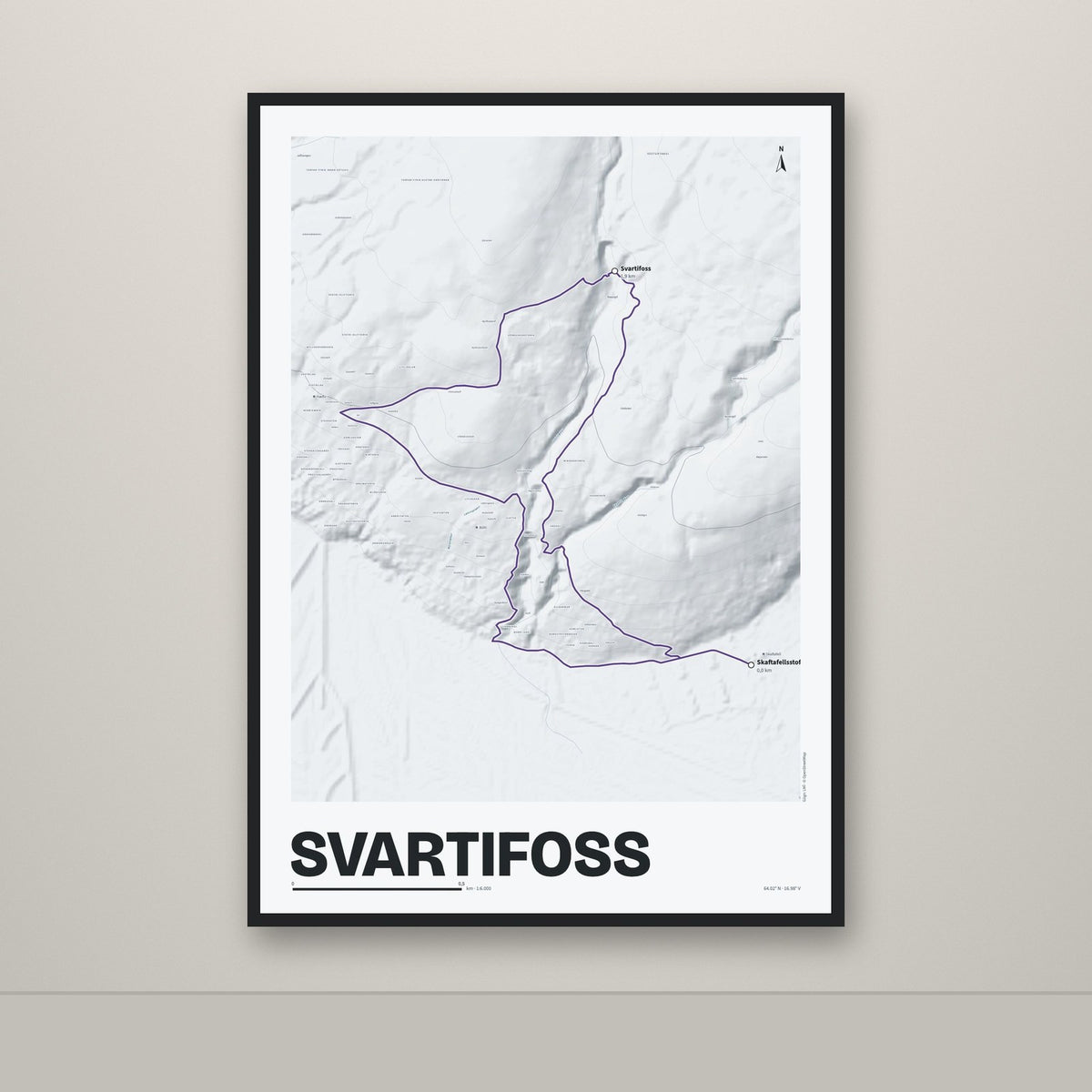 Svartifoss – Ljóst, lúpínufjólublár