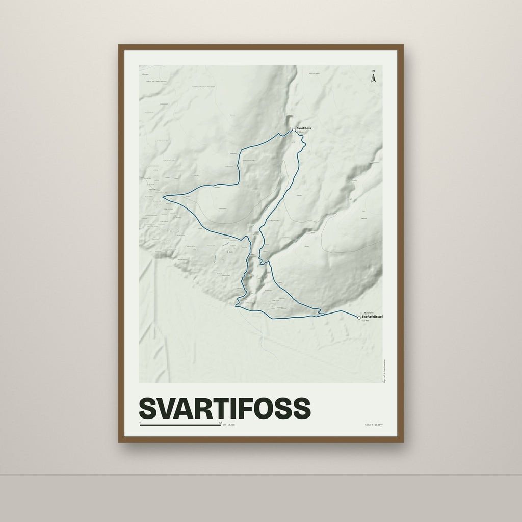 Svartifoss – Mosi, blár