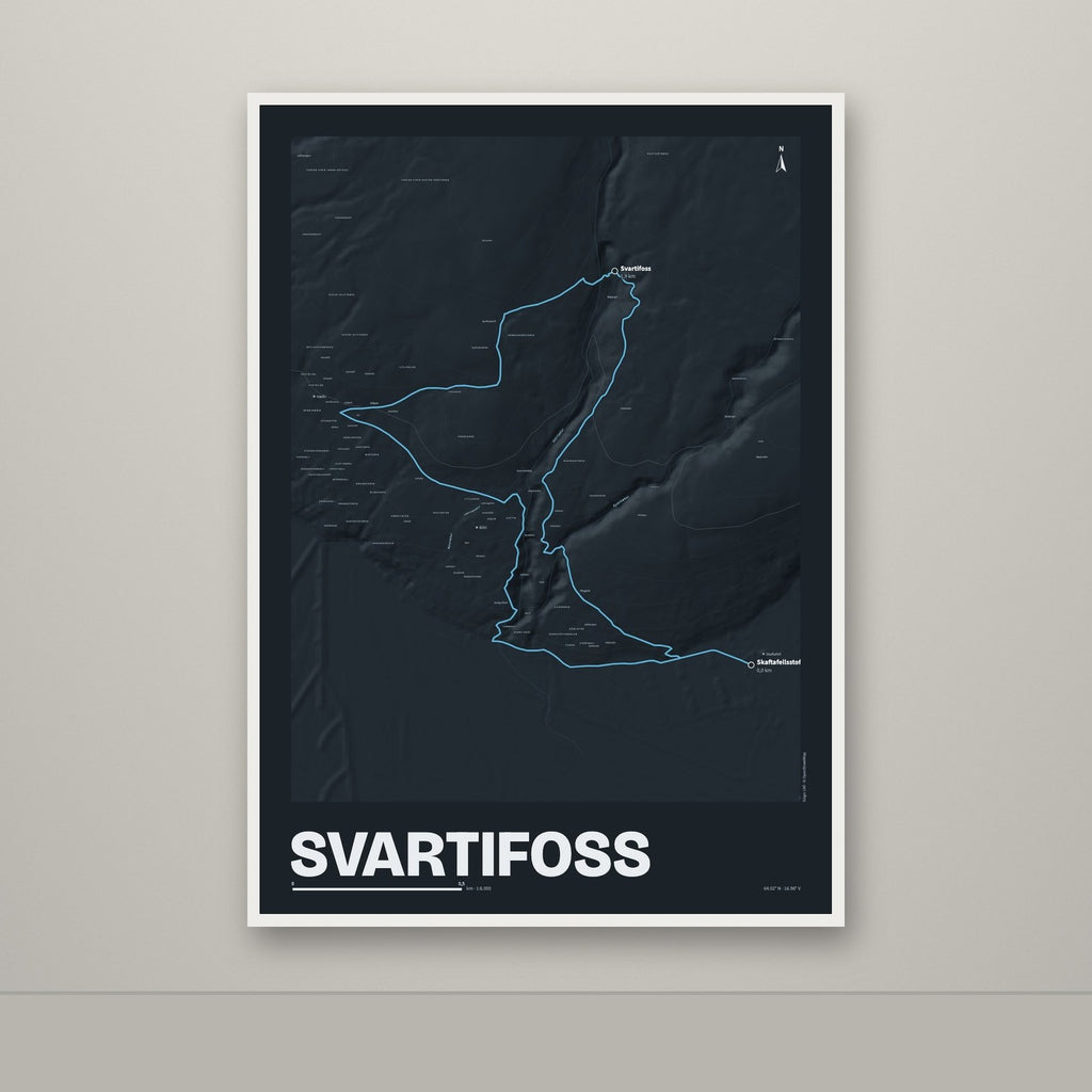 Svartifoss – Nótt, blár