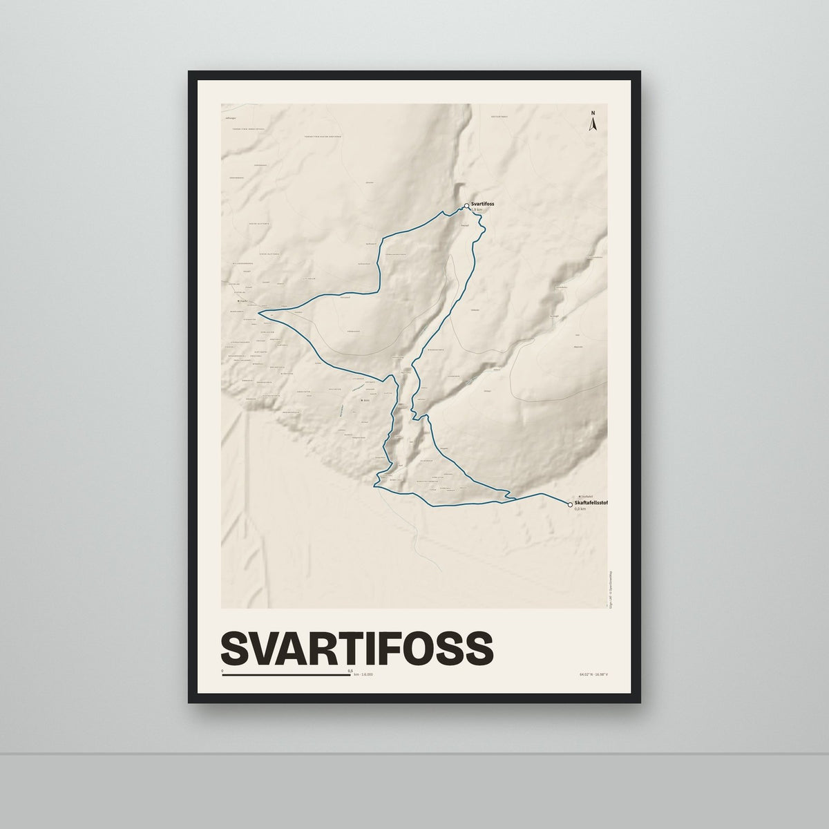 Svartifoss – Sandur, blár