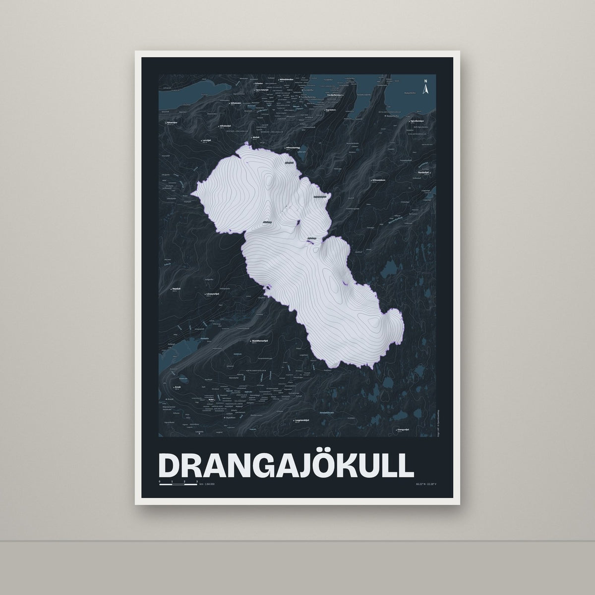 Drangajökull – Nótt, lúpínufjólublár