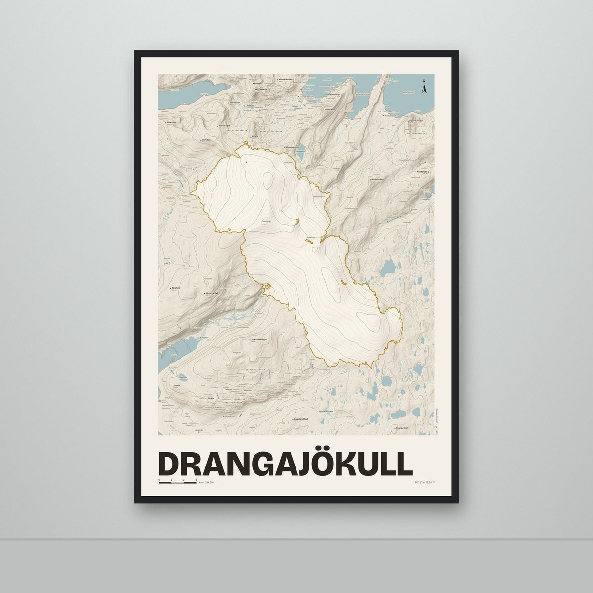 Drangajökull – Sandur, okkurgulur