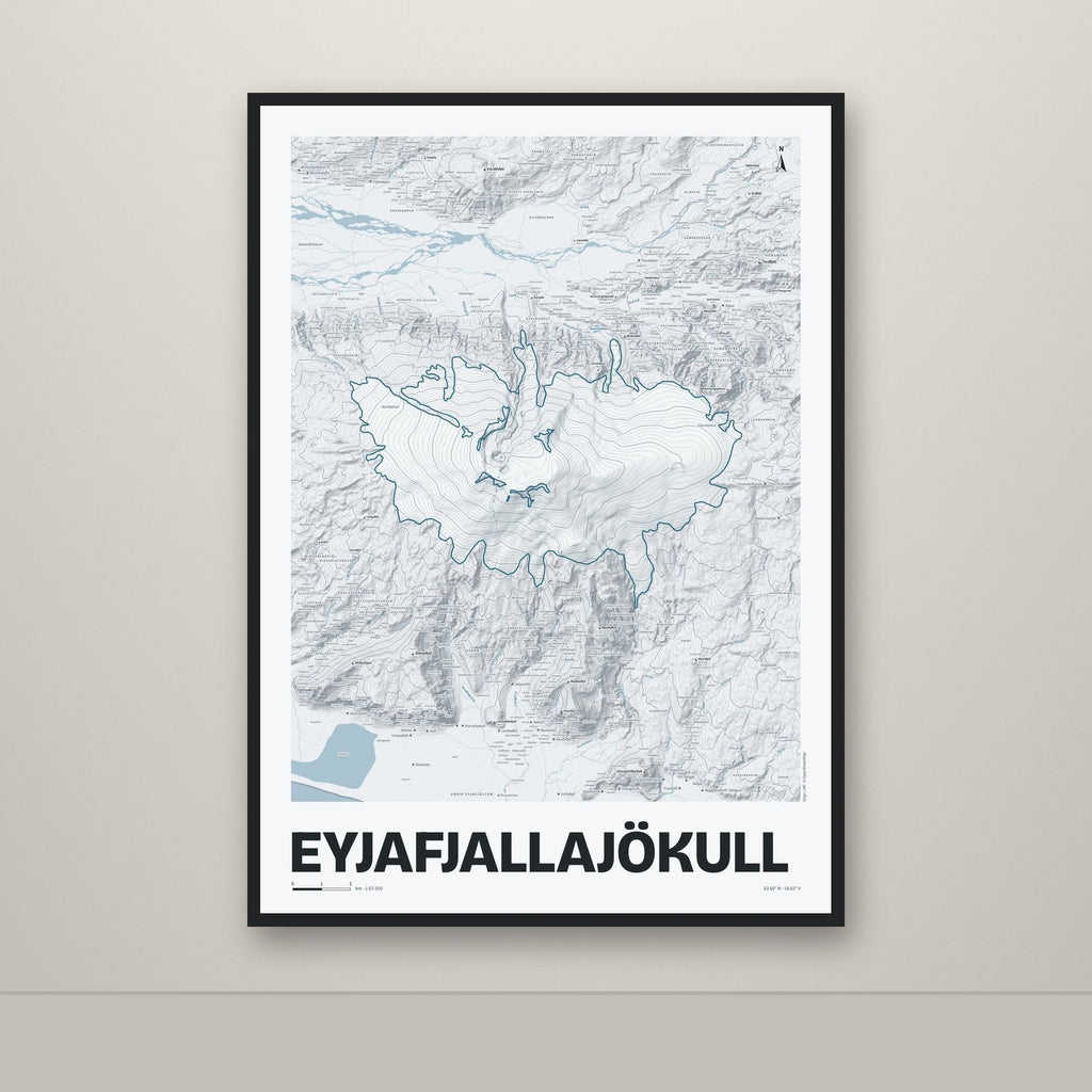Eyjafjallajökull – Ljóst, blár