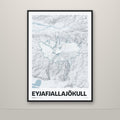 Eyjafjallajökull – Ljóst, blár