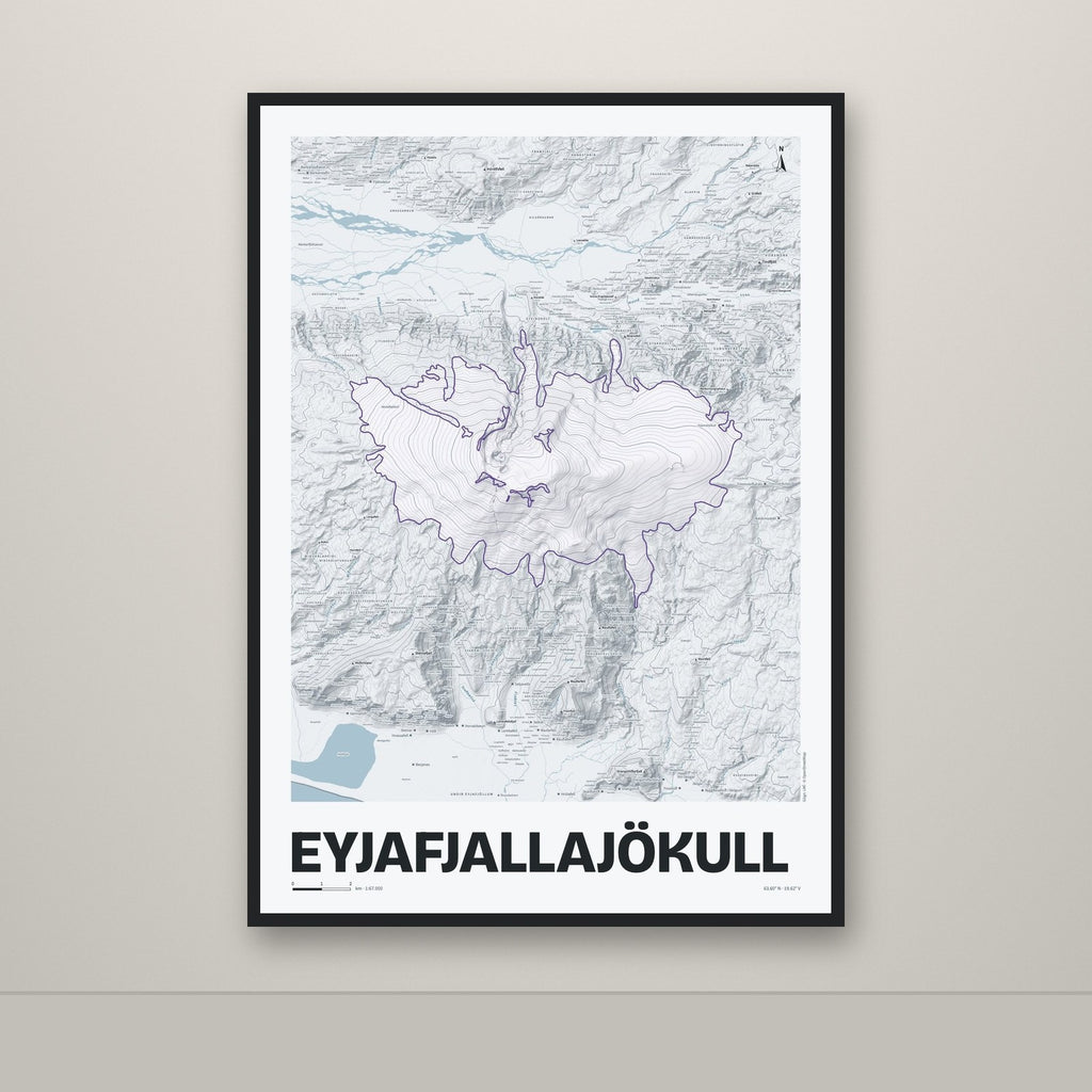 Eyjafjallajökull – Ljóst, lúpínufjólublár