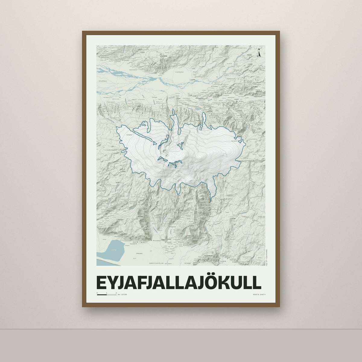 Eyjafjallajökull – Mosi, blár