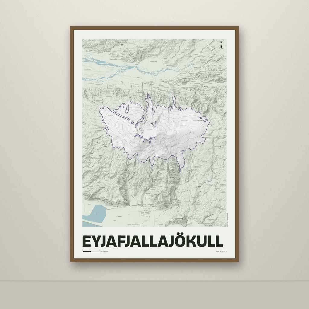 Eyjafjallajökull – Mosi, lúpínufjólublár