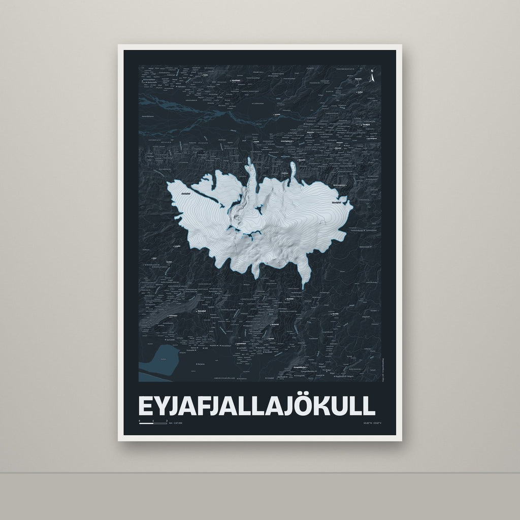 Eyjafjallajökull – Nótt, blár
