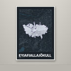 Eyjafjallajökull – Nótt, lúpínufjólublár