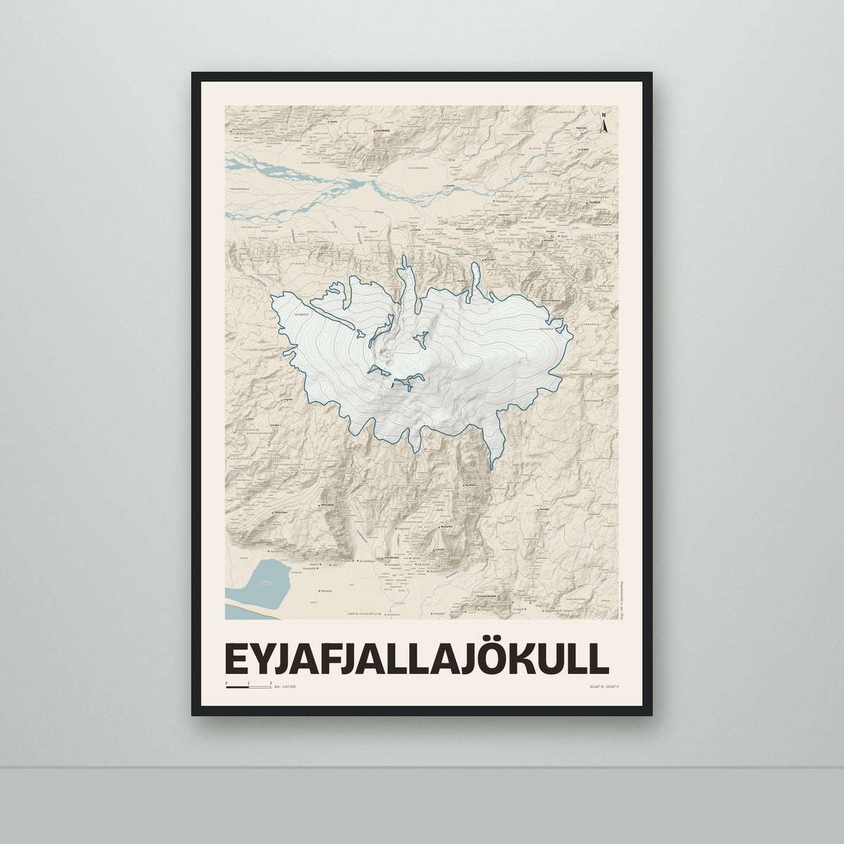 Eyjafjallajökull – Sandur, blár