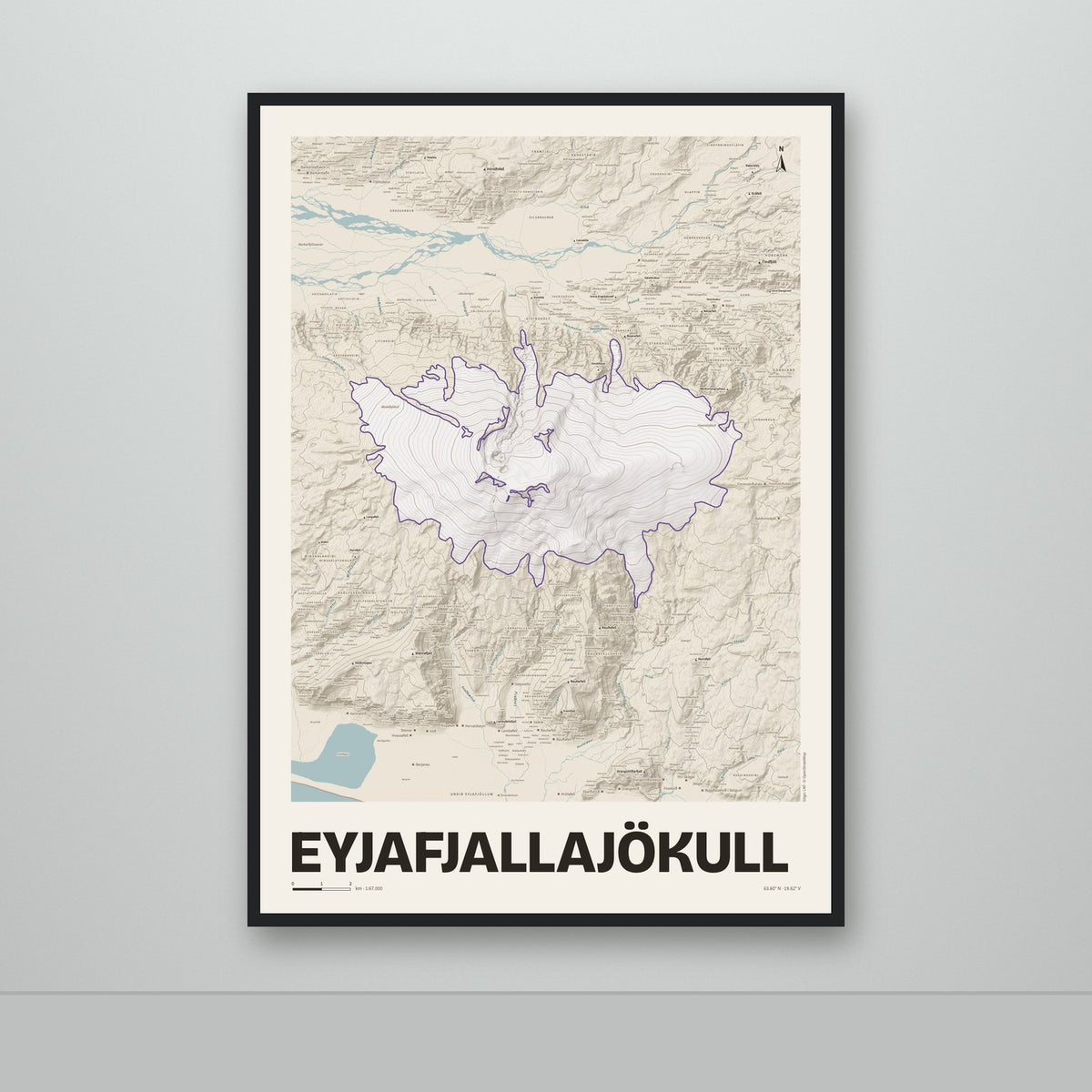 Eyjafjallajökull – Sandur, lúpínufjólublár