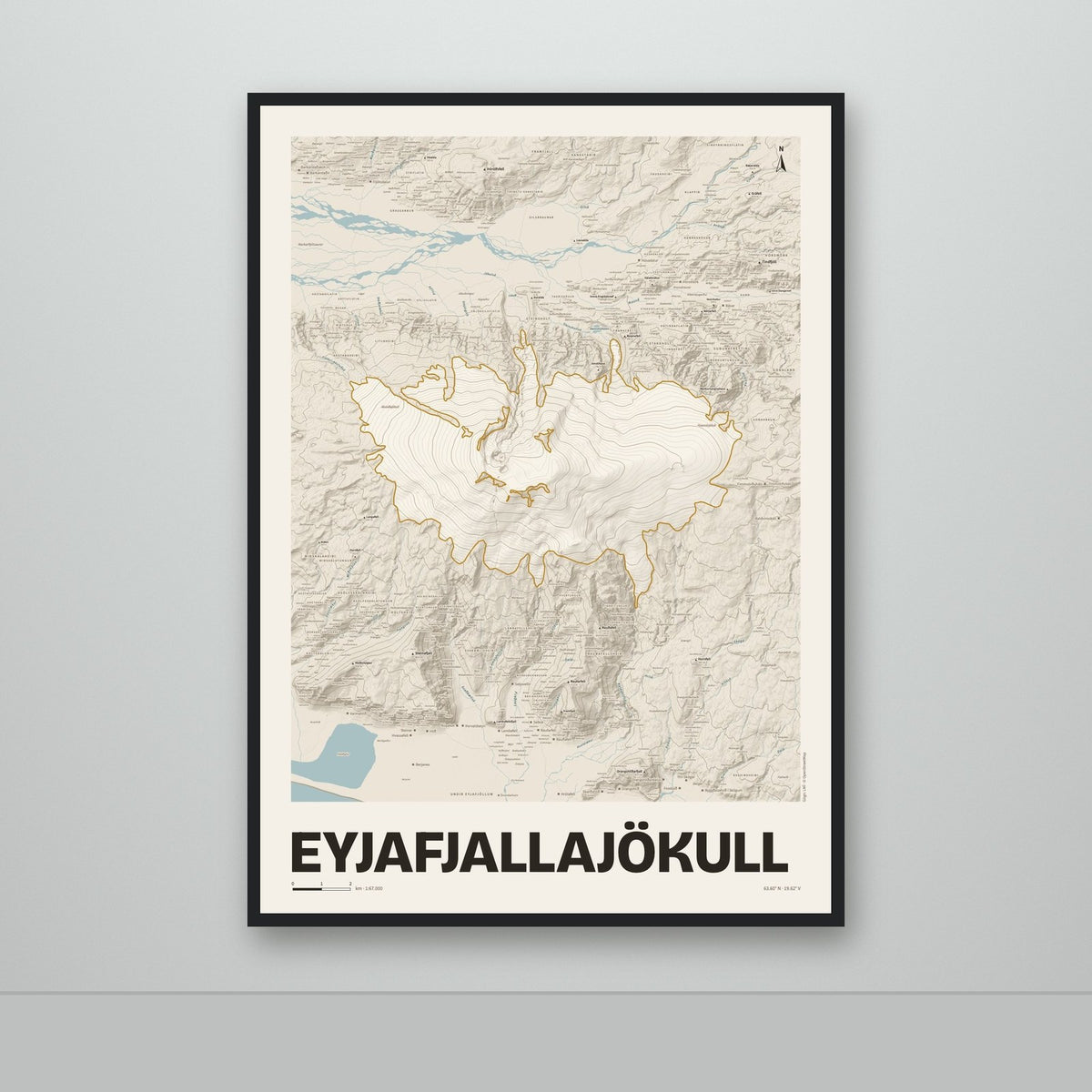 Eyjafjallajökull – Sandur, okkurgulur