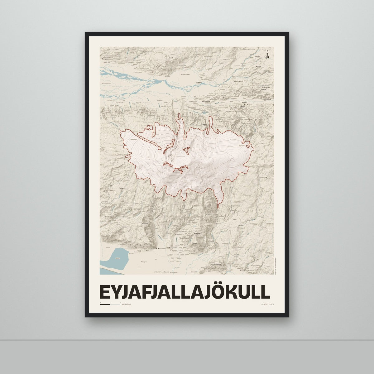 Eyjafjallajökull – Sandur, rauður