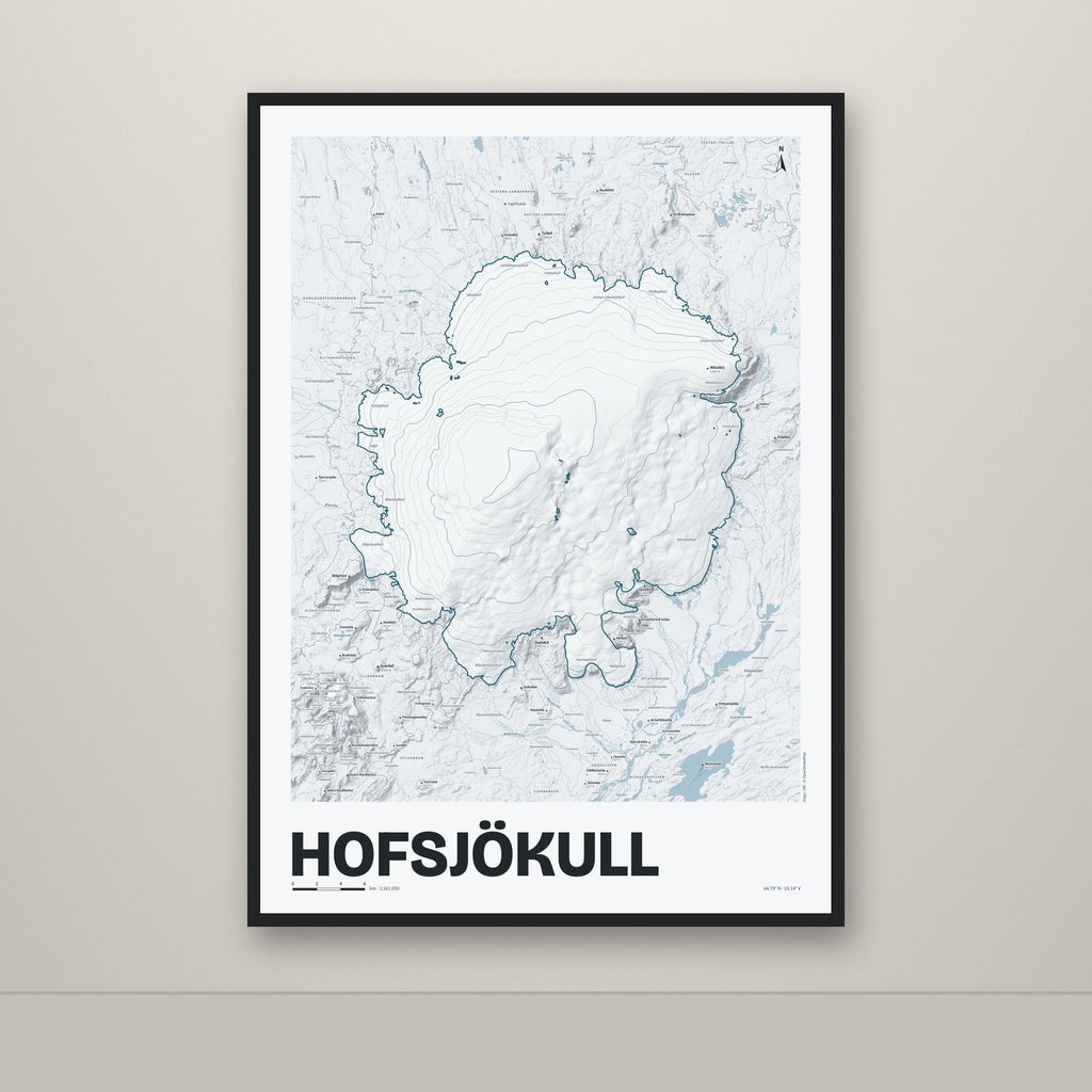 Hofsjökull – Ljóst, blár