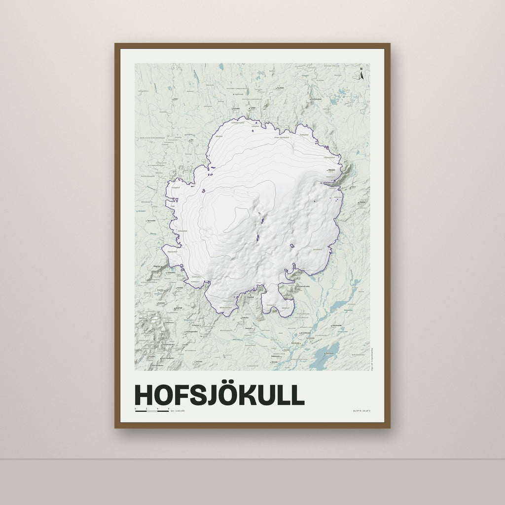 Hofsjökull – Mosi, lúpínufjólublár