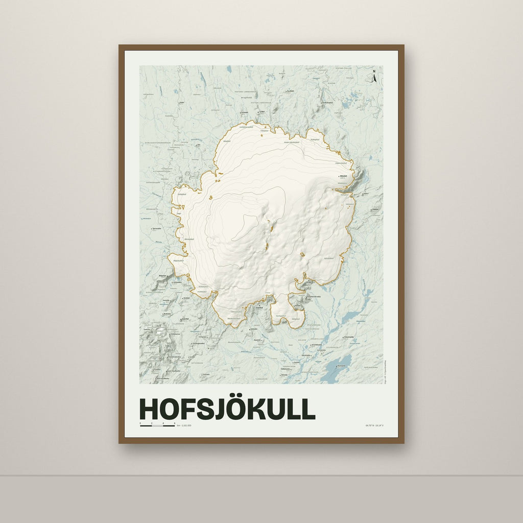 Hofsjökull – Mosi, okkurgulur