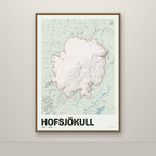 Hofsjökull – Mosi, rauður
