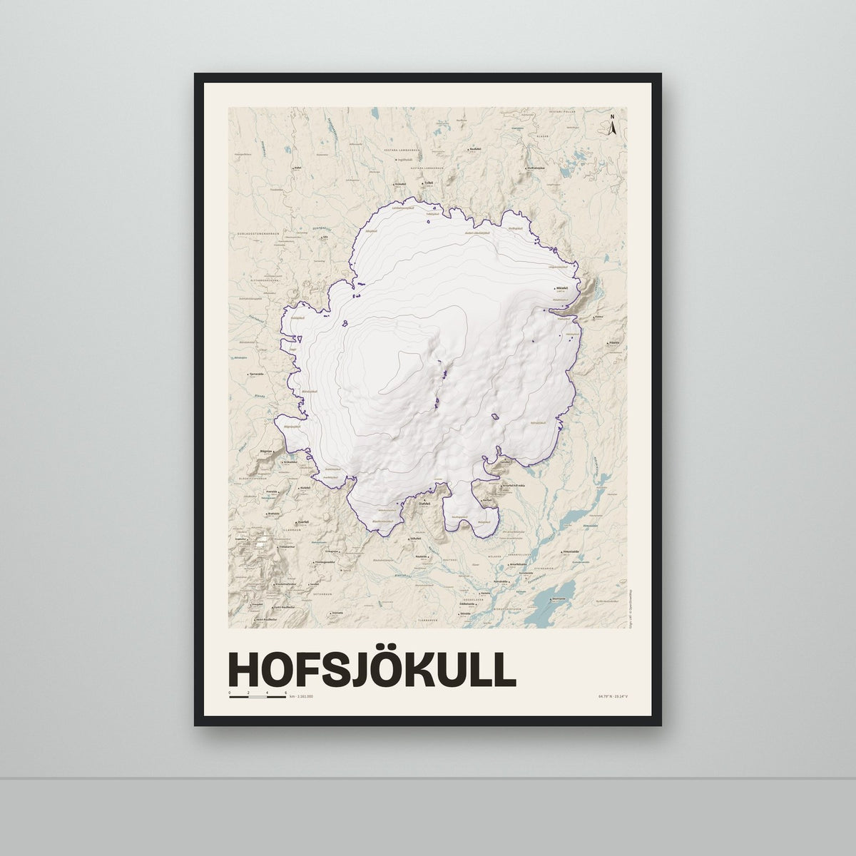 Hofsjökull – Sandur, lúpínufjólublár
