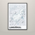 Langjökull – Ljóst, blár
