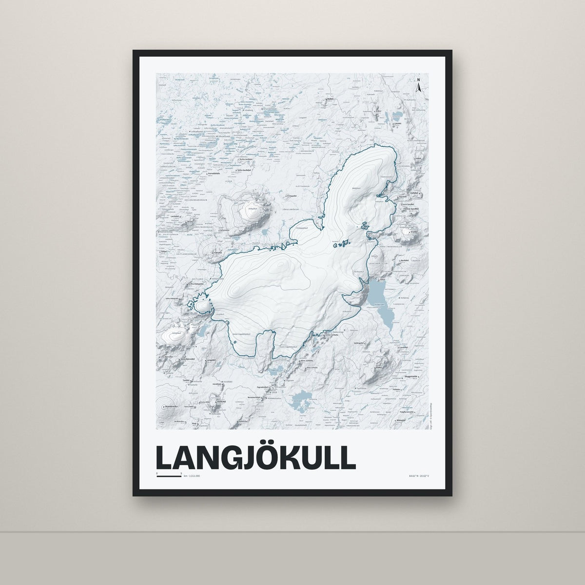 Langjökull – Ljóst, blár