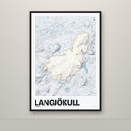Langjökull – Ljóst, okkurgulur