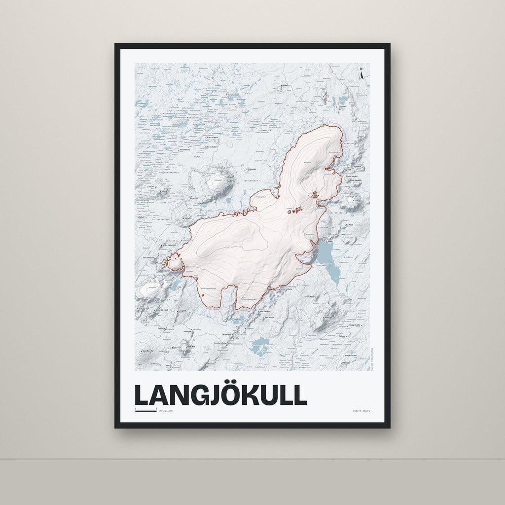 Langjökull – Ljóst, rauður