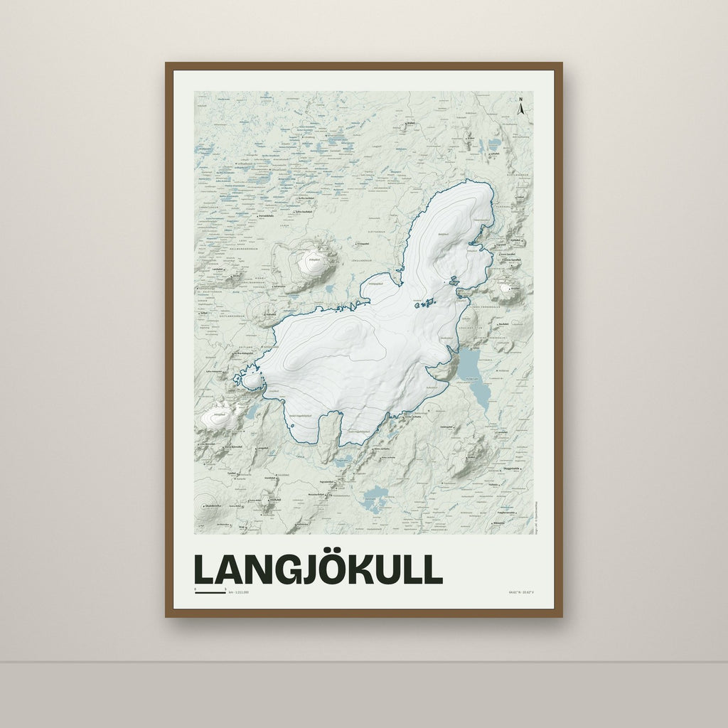 Langjökull – Mosi, blár