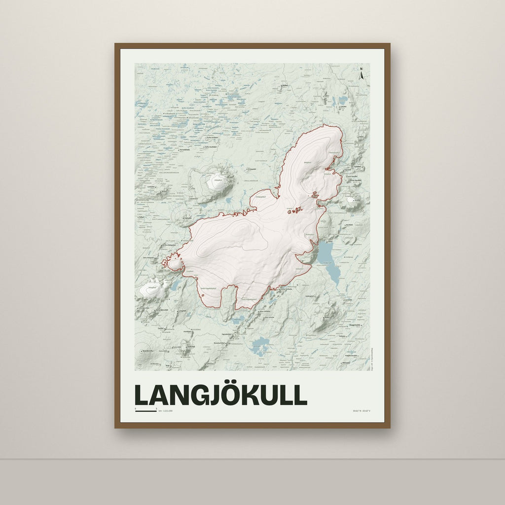 Langjökull – Mosi, rauður