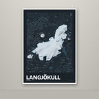 Langjökull – Nótt, blár
