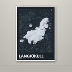 Langjökull – Nótt, lúpínufjólublár